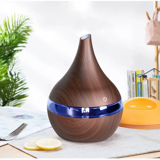 Cool Mist Essential Oil Diffuser Humidifier Electric Aromatic Oasis Home Office Aroma Diffuser Portable Room Aroma Diffuser
