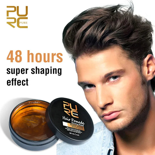 Big Back Styling Vintage Hair Oil Men's Hair Styling Wax Styling Hair  Mousse  Accessorie Lace Glue Cera Para Cabello