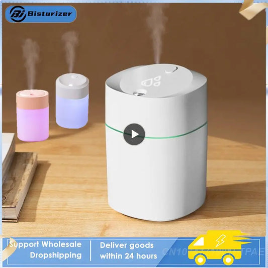K5 Air Humidifier With Led Light Portable Mini USB Aroma Diffuser With Cool Mist For Bedroom Home Car Plant Purifier Humificador