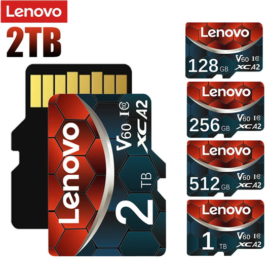 Original Lenovo Memory Card 1TB 2TB High Speed Micro TF SD Card 512GB SD Card V60 U3 TF Card For Nintendo Switch Ps4 Ps5 Game